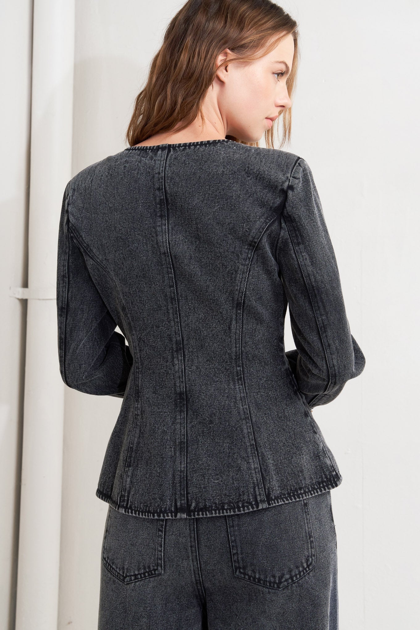 GRAPHITE MUSE DENIM JACKET Flying Tomato